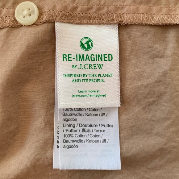 EUC J. Crew Cotton Wrap Mini Dress - Picture 6 of 14